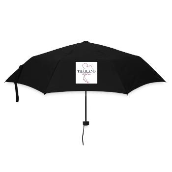 Map of Thailand - Umbrella (small) - black - Front