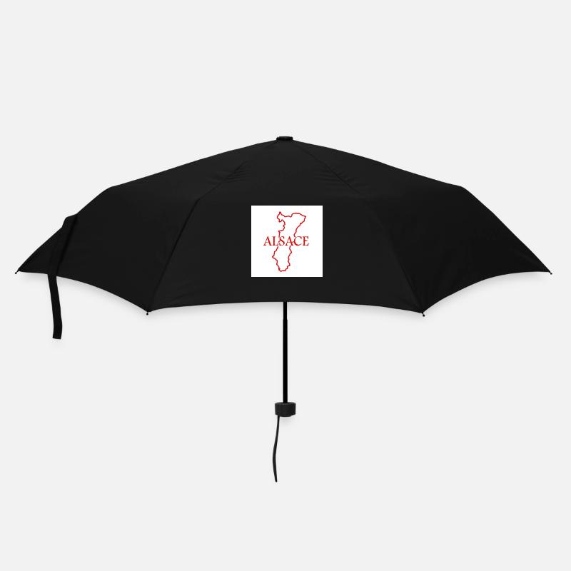 Carte de l’Alsace - Parapluie standard - noir