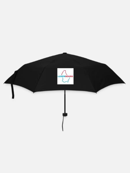 Carte du Luxembourg - Parapluie standard - noir