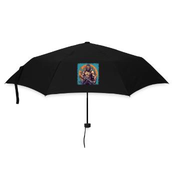 Bday Birthday Fun Snake Shirts Design - Umbrella (small) - black - Front
