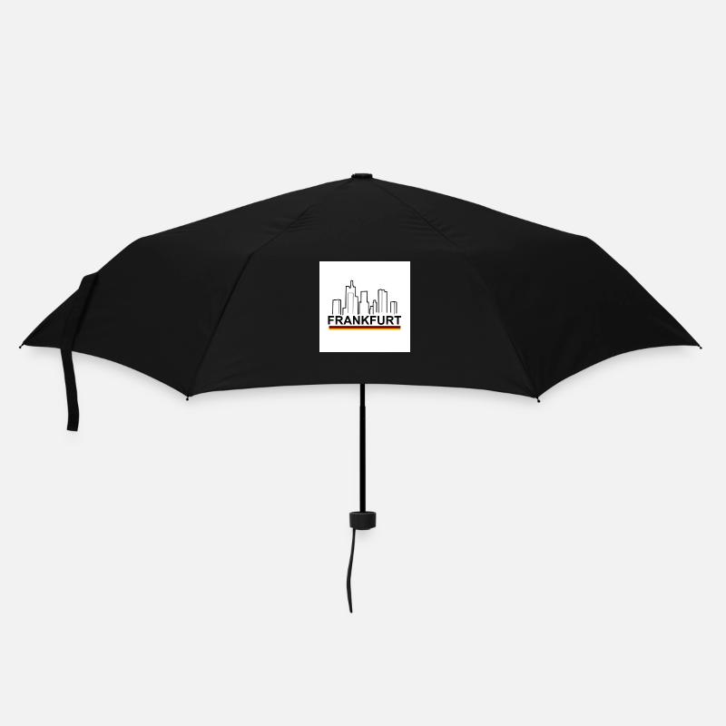 Frankfurt - Regenschirm (klein) - Schwarz