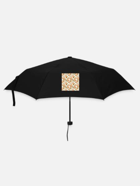 Roses Seamless Pattern Beautiful Elegant Aesthetic - Umbrella (small) - black