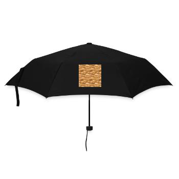 Désert Sans Couture Motif Sable Dunes du Sahara Arabe - Parapluie standard - noir - Devant