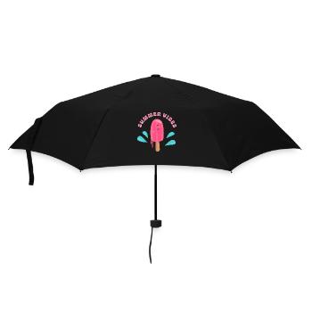 Sommer - Regenschirm (klein) - Schwarz - Vorne