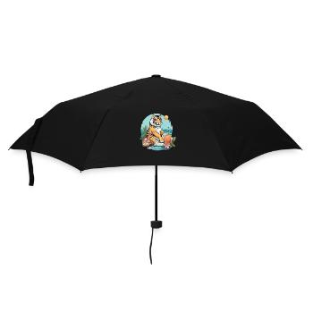 Koli the tiger reelax - Umbrella (small) - black - Front