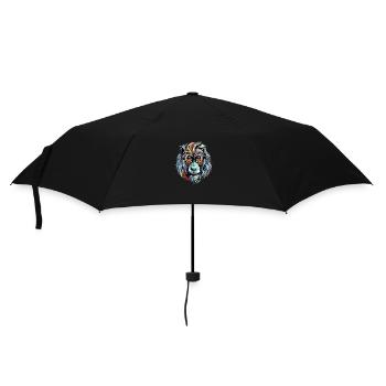 Kajou the mandrill - Umbrella (small) - black - Front