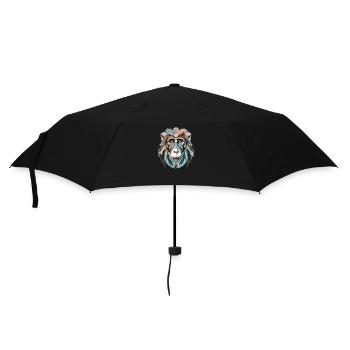 Kiju the mandrill - Umbrella (small) - black - Front