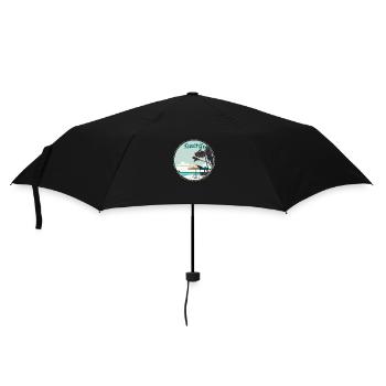Tenerife Îles Canaries Retro Beach - Parapluie standard - noir - Devant