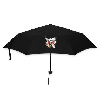 an angel - Umbrella (small) - black - Front