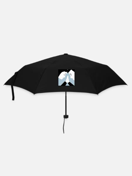 Verbindung - Regenschirm (klein) - Schwarz