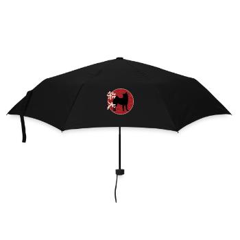 Japanese Shiba Inu - Umbrella (small) - black - Front
