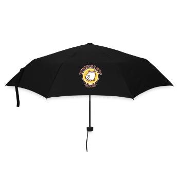 Hoppiness is a Choice You Dig? Funny Frog Retro - Umbrella (small) - black - Front