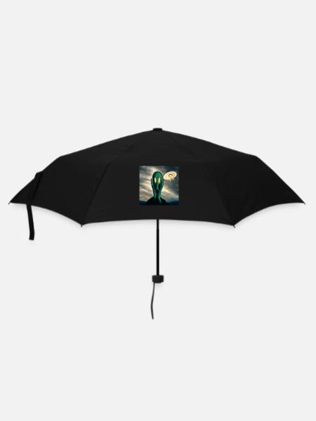 Alien Scream - Umbrella (small) - black