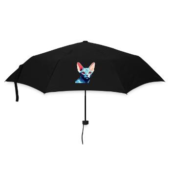 Blue Cat - Umbrella (small) - black - Front
