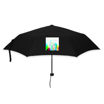 Mutti Psychedelic - Regenschirm (klein) - Schwarz - Vorne