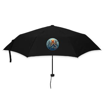 Poulpes - Parapluie standard - noir - Devant