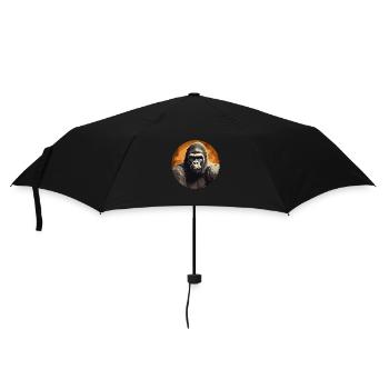Gorille - Parapluie standard - noir - Devant