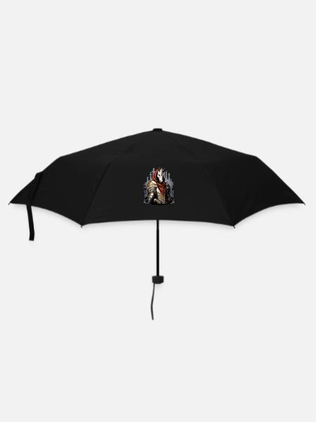 Der Ritterritter - Regenschirm (klein) - Schwarz
