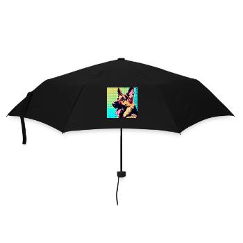 German Shepherd Pop Art - Umbrella (small) - black - Front