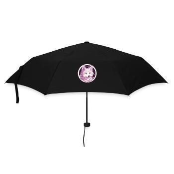 Wolf Anime - Umbrella (small) - black - Front