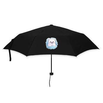 Ours polaire Kawaii - Parapluie standard - noir - Devant