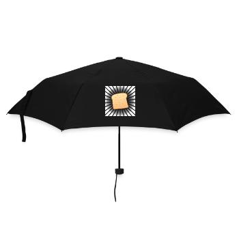 Drôle de beurre comique Toast Slice Cool Toast Bread - Parapluie standard - noir - Devant