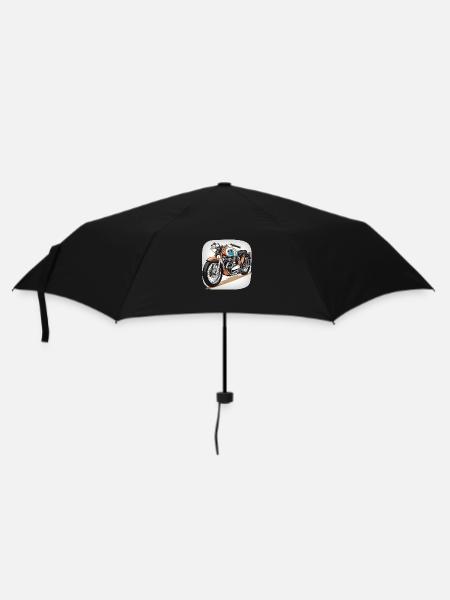 Retro Reverie - Umbrella (small) - black