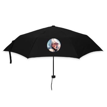 Princess 5 - Regenschirm (klein) - Schwarz - Vorne