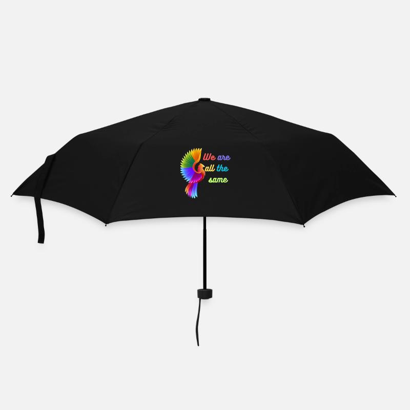 We are all the Same - Regenschirm (klein) - Schwarz