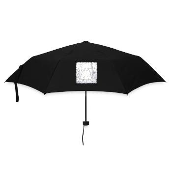 cinema movie gift comics birthday present coffee - Umbrella (small) - black - Front