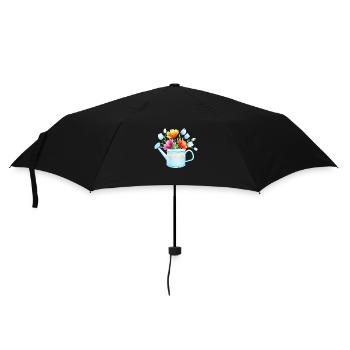Flower Hobby Gardener Gift Flowers Garden Gardener - Umbrella (small) - black - Front