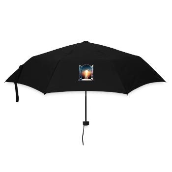 Summer Holiday Palm Island Sun Palm Tree Beach - Umbrella (small) - black - Front