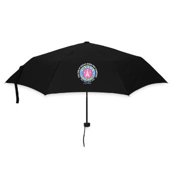 Auf geht's nach Paris - Regenschirm (klein) - Schwarz - Vorne