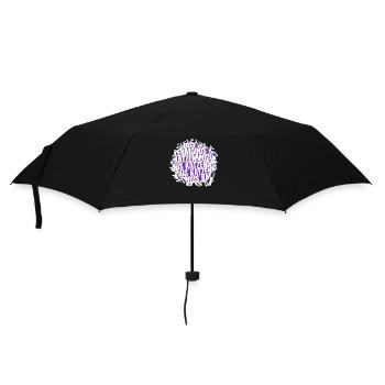 lieben geek perserkatze seekatze lustiger spruch - Regenschirm (klein) - Schwarz - Vorne