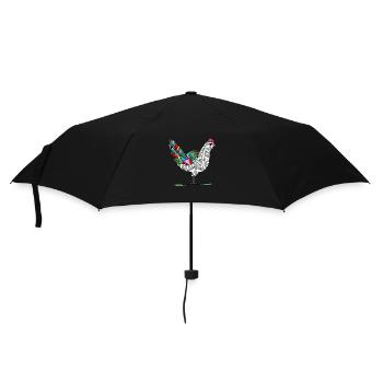 Hen - Umbrella (small) - black - Front
