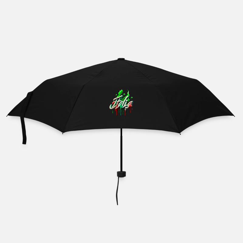 Italia-Style - Regenschirm (klein) - Schwarz