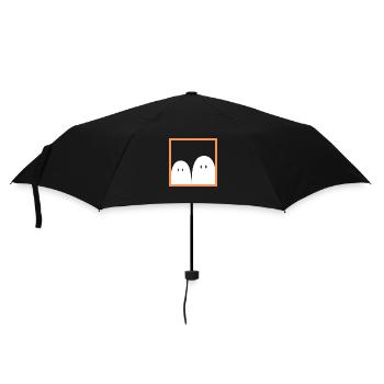 Gespenst in einem roten Rahmen - Regenschirm (klein) - Schwarz - Vorne