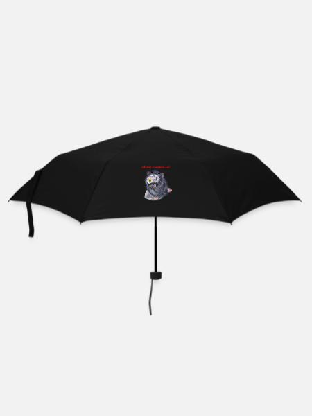 Ouzimade - Regenschirm (klein) - Schwarz