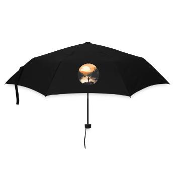 Un coucher de soleil au Canada - Parapluie standard - noir - Devant