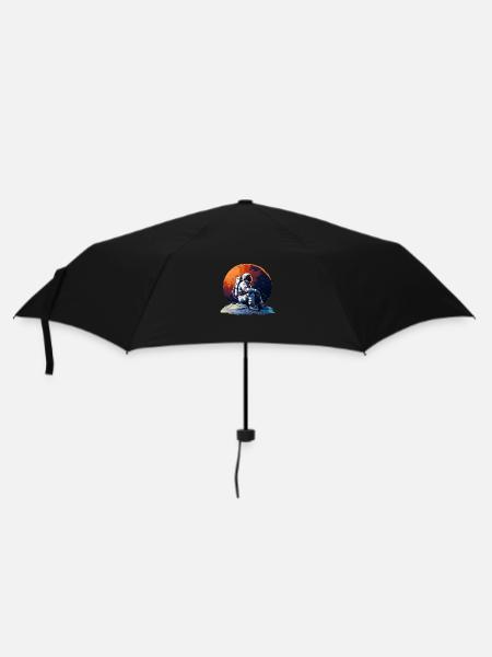 Astronaute échoué - Parapluie standard - noir
