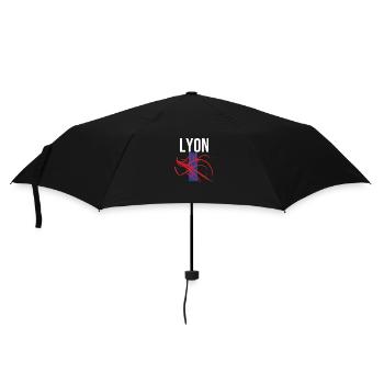 Souvenir traditionnel lyonnais - Parapluie standard - noir - Devant