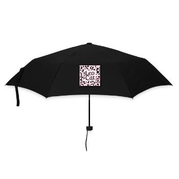 Leo Cat Leopard Design - Parapluie standard - noir - Devant