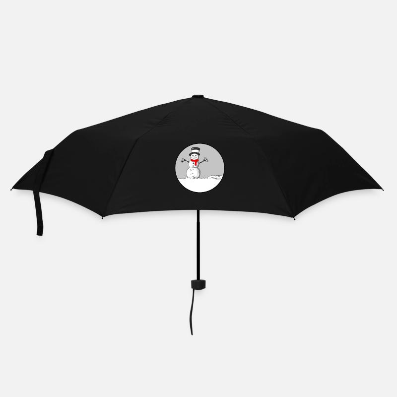 SNOWMAN - Umbrella (small) - black