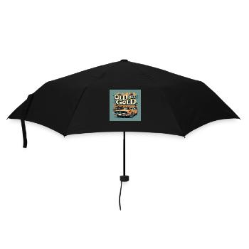 Old but gold - Regenschirm (klein) - Schwarz - Vorne