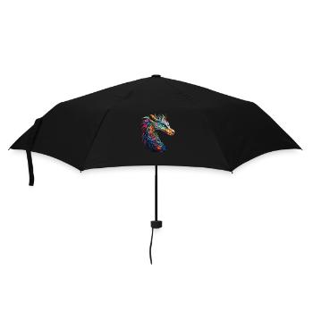Dragon - Regenschirm (klein) - Schwarz - Vorne