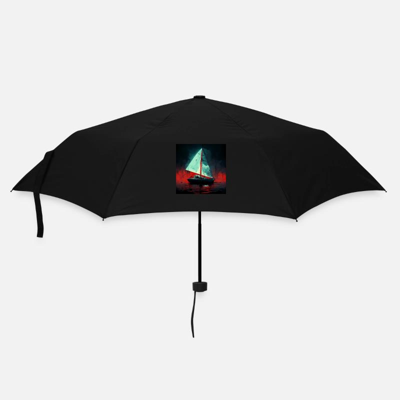 Le voilier de Psychopathe - Parapluie standard - noir