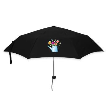 Flower Gift, Flowers, Garden, Home Gardener, Gardener - Umbrella (small) - black - Front