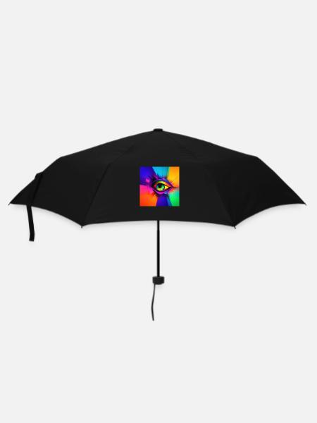 Eye Abstract - Umbrella (small) - black