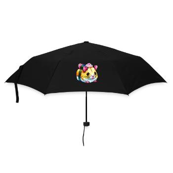 Sushi Hamster - Umbrella (small) - black - Front