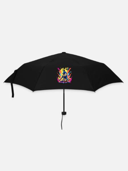 Anubis - Regenschirm (klein) - Schwarz